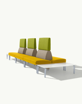 AMBIT 1056 - Fabric bench seating with back by Et al. - view 3